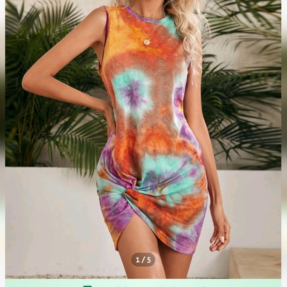 SHEIN TANK Dress/tunic TYE DYE - Picture 1 of 1